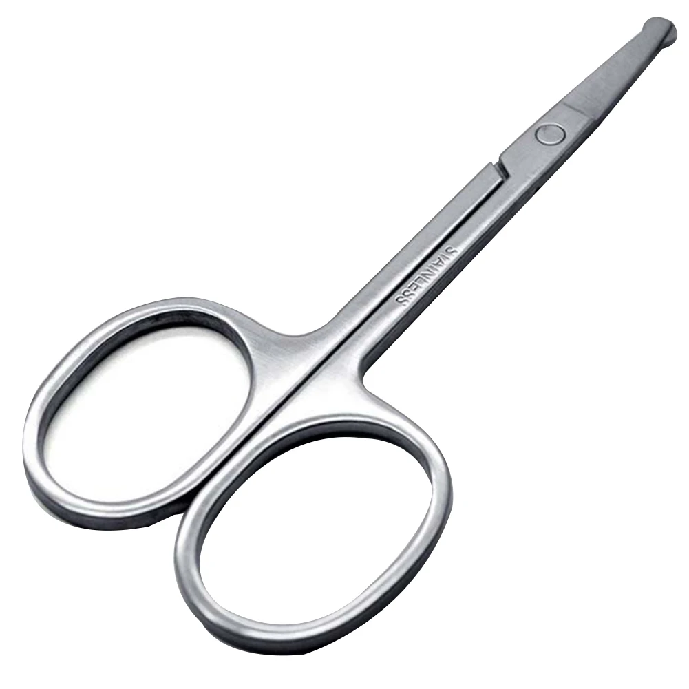 

Ear Shaver Stainless Steel Face Round Head Cleaning Nose Hair Trimmer Travel Mini Tools Portable Manual Durable Salon Home