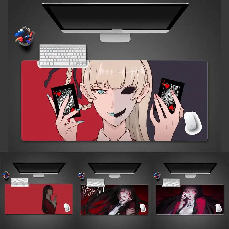 

Crazy Excitement anime Kakegurui Runa DIY Design Pattern Game mousepad X XL XXL Non-slip Cushion Thickness 2mm