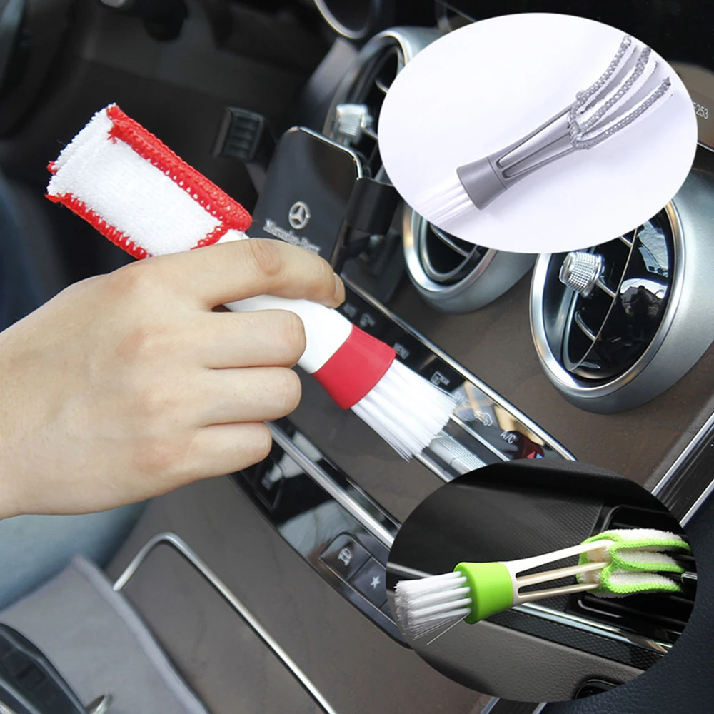 

Multifunction Car Window Supplies Sponge Tools Keyboard Blinds Computer Duster Removal Car Brush Air Vent Cleaning Auto Care