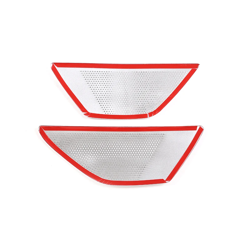 

Car Interior Modification Aluminum Alloy Car Interior Door Speaker protection Net Cover Trim For BMW 5 Series F10 2014-2017 LHD