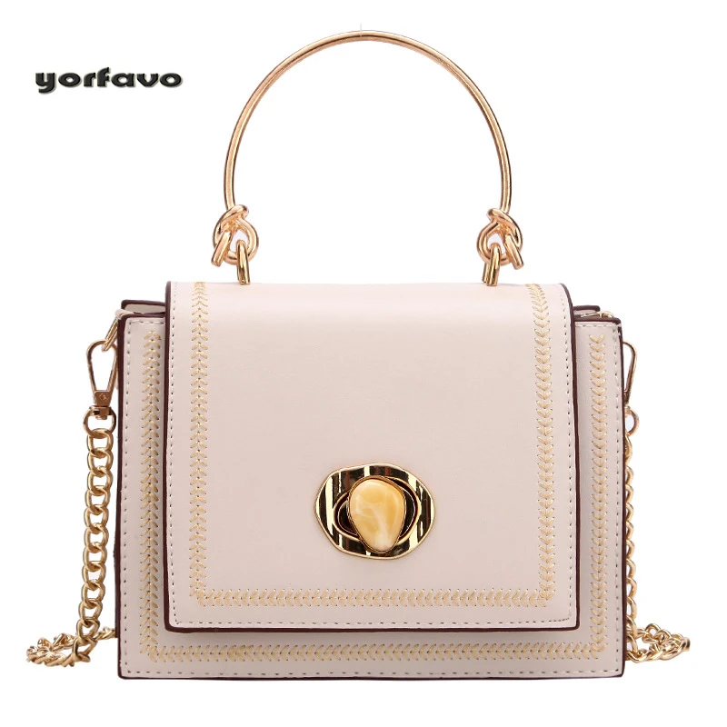 Новая Корейская Модная Портативная маленькая квадратная сумка из искусственной