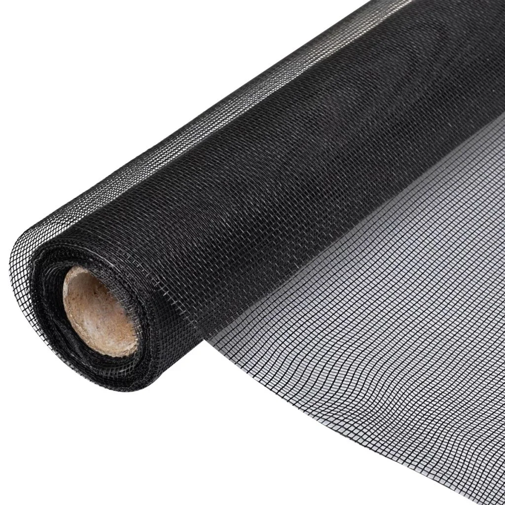 

Window Mesh Screens Fiberglass Diy Mosquito Net Window Separator Screen 100X500 Cm Black for Cages and Light Bulb Covers