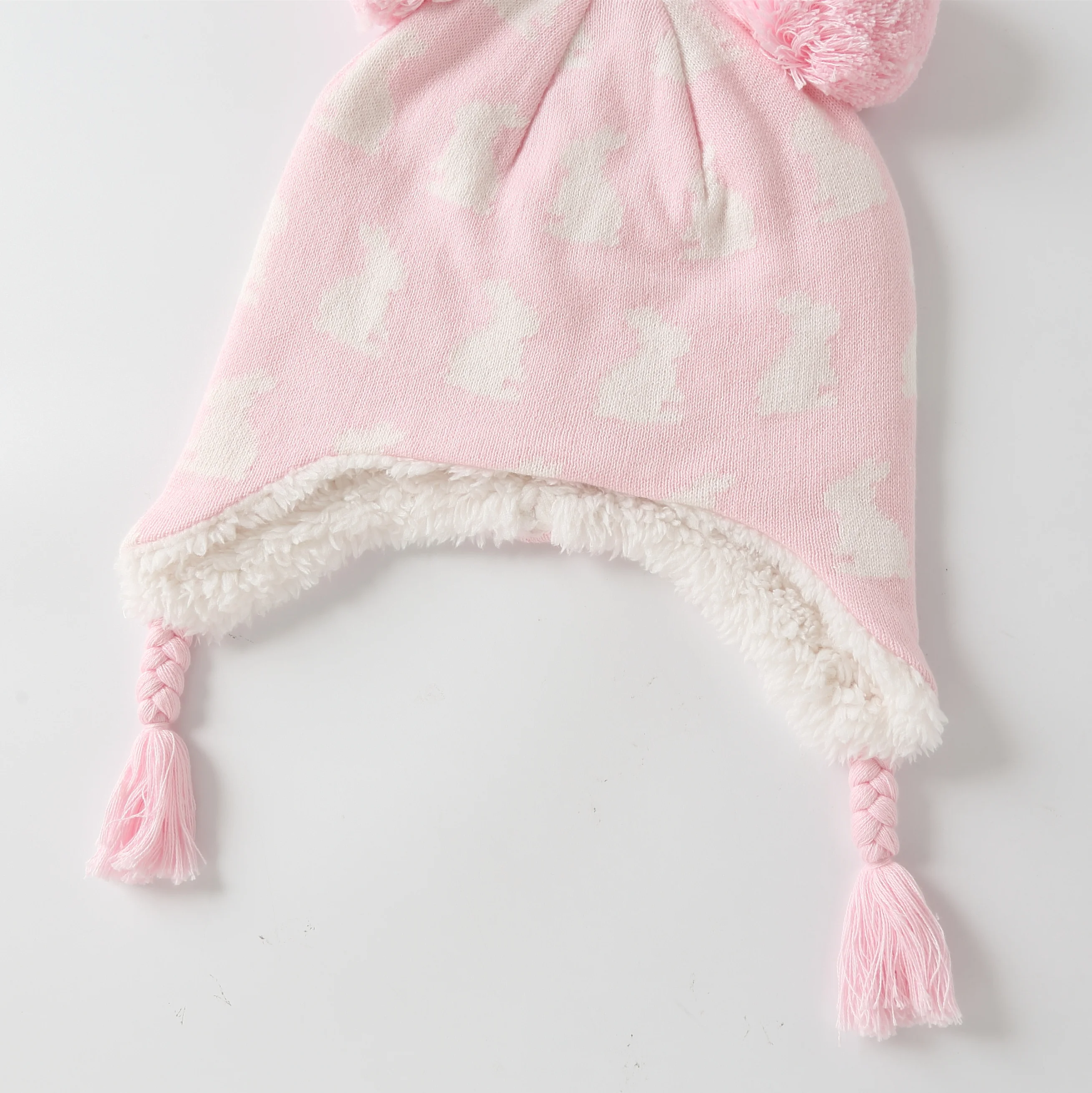 Симпатичная детская хлопковая шапка с мультяшным рисунком для маленьких девочек