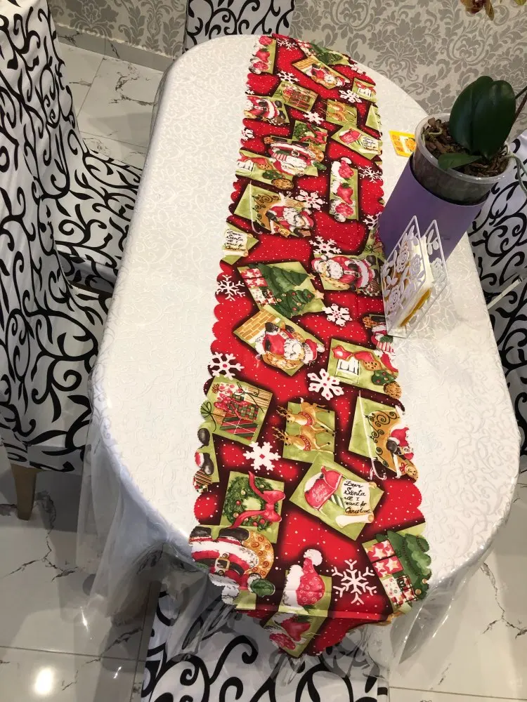 QIFU Merry Christmas кухонный набор украшение рождественские украшения для дома 2018 Санта