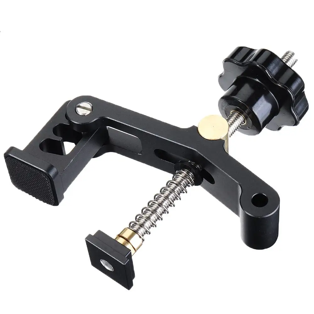 

Aluminum Alloy Woodworking Adujustable Foot Quick Acting Hold Down Clamp T-Slot T-Track Miter Track Clamp Woodworking Tool Set