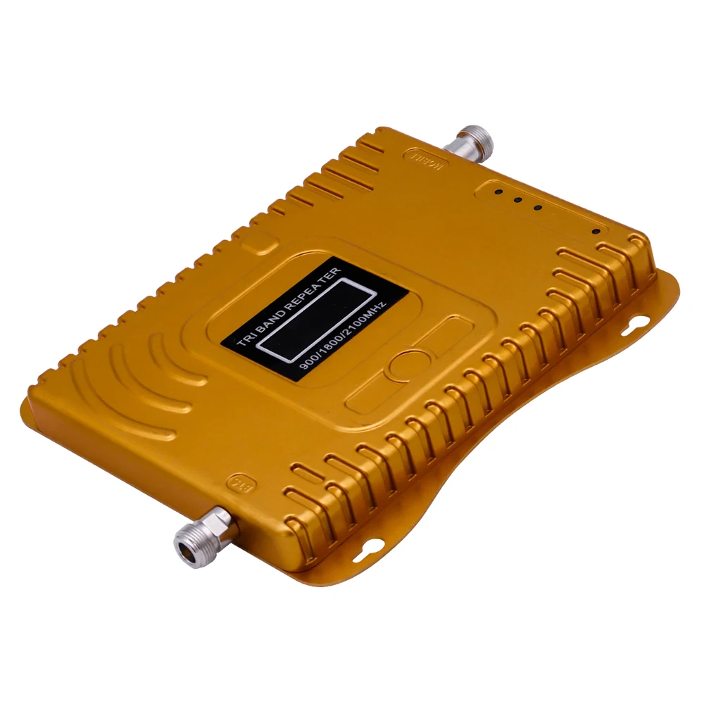 75dB получить 2G 3G 4G трехполосный Усилитель GSM/DCS/3G(900/1800/2100 МГц) повторитель сигнала