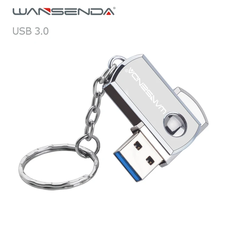 Wansenda USB флеш накопитель из нержавеющей стали 3 0 портативный 256 ГБ 128 Гб 64 32 16 8 4