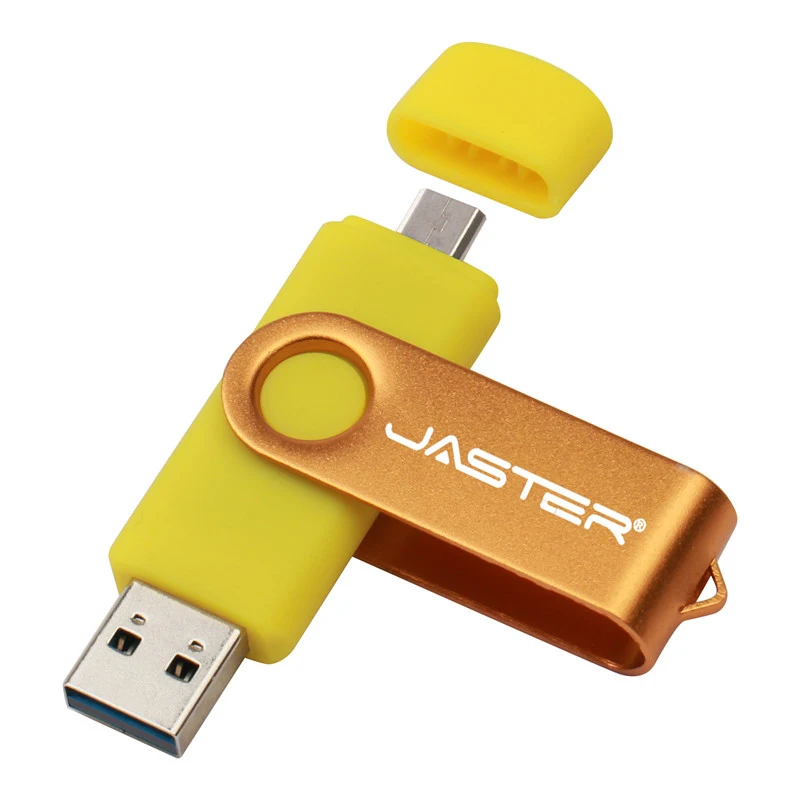 C JASTER высокоскоростной USB флеш-накопитель OTG флеш-накопитель 128 Гб 64 Гб Usb Флешка 32 Гб 256 ГБ флеш-накопитель для Android смартфонов/ПК - Цвет: C