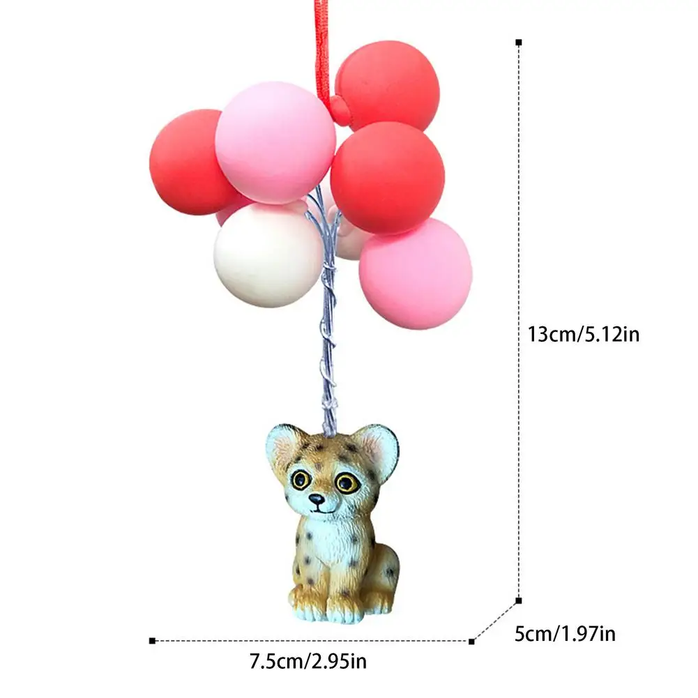 

Car Internal Pendant Animal Balloon Interior Rearview Ornament Colorful Car Hanging Accessories Wall Decorative Handicraft