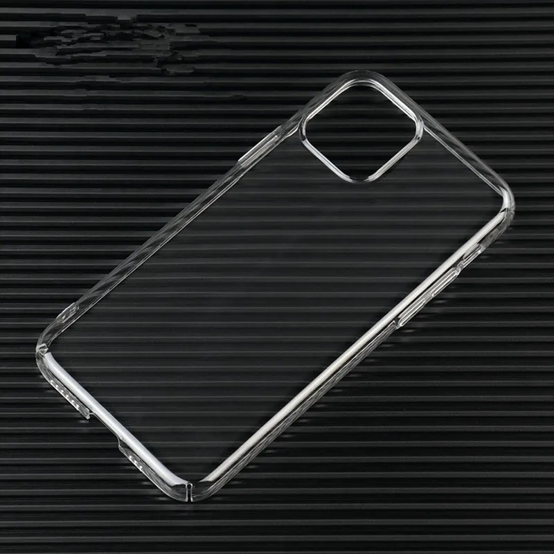 

PC Crystal Clear Hard Plastic Case Cover Skin For iPhone 12 / 12 Pro / 12 Max / 12 Pro Max Transparent Back Cover