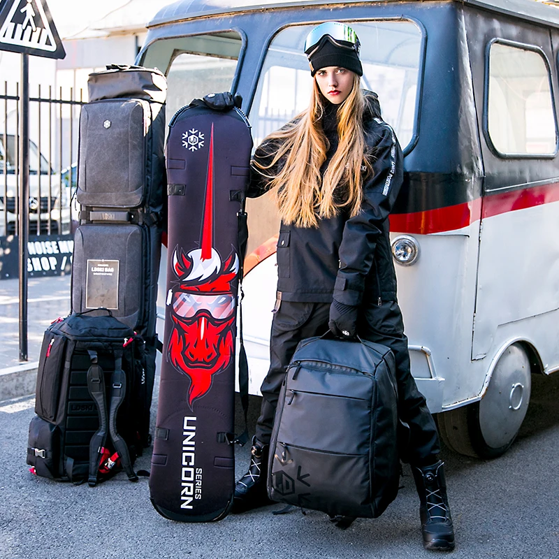 Большой спортивный рюкзак для лыж прочная водонепроницаемая сумка из