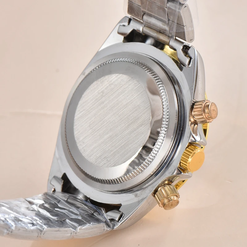 

Luxury Brand Designer Watch Fashion Gift Business Quartz Between Gold Watches Relogio Mens Original Classic Daytona Wristwatch