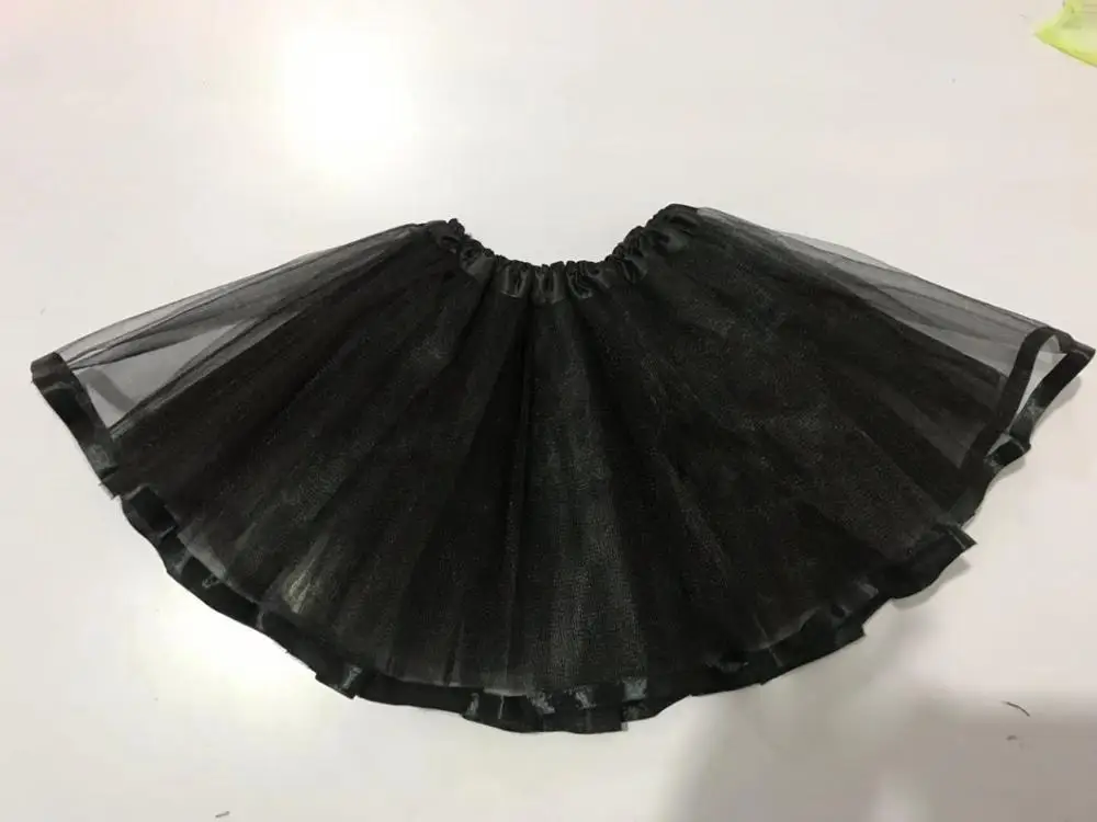 

2022 Sweet Girls Tutu Skirts Baby Girls Fluffy Pettiskirts black Skirt Princess Girl Ball Gown skirt Dance Wear Party Clothes