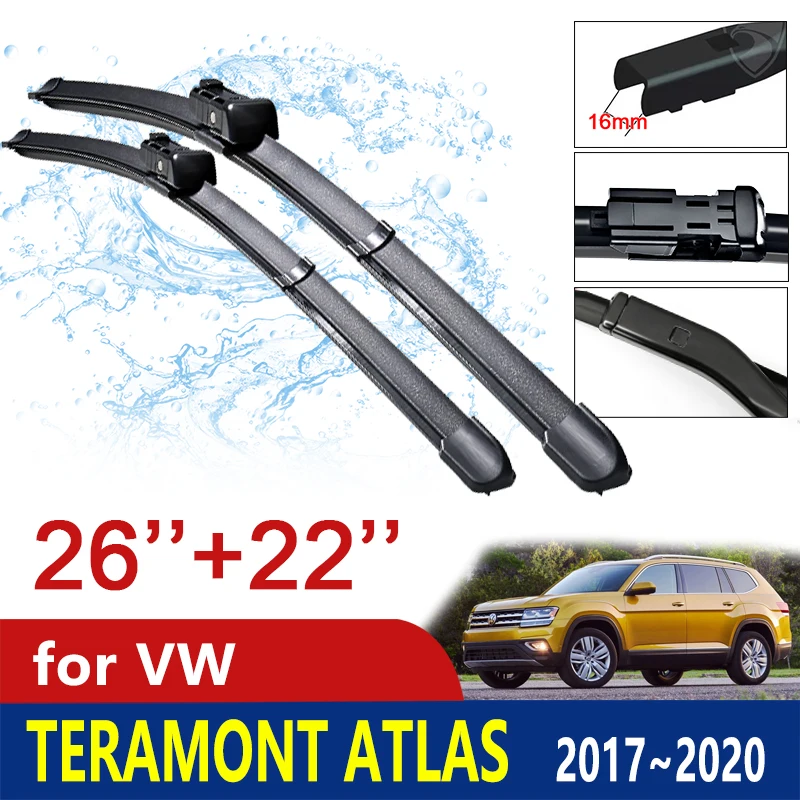Автомобильные стеклоочистители для Volkswagen VW Teramont Atlas 2017 2018 2019 2020 переднего стекла