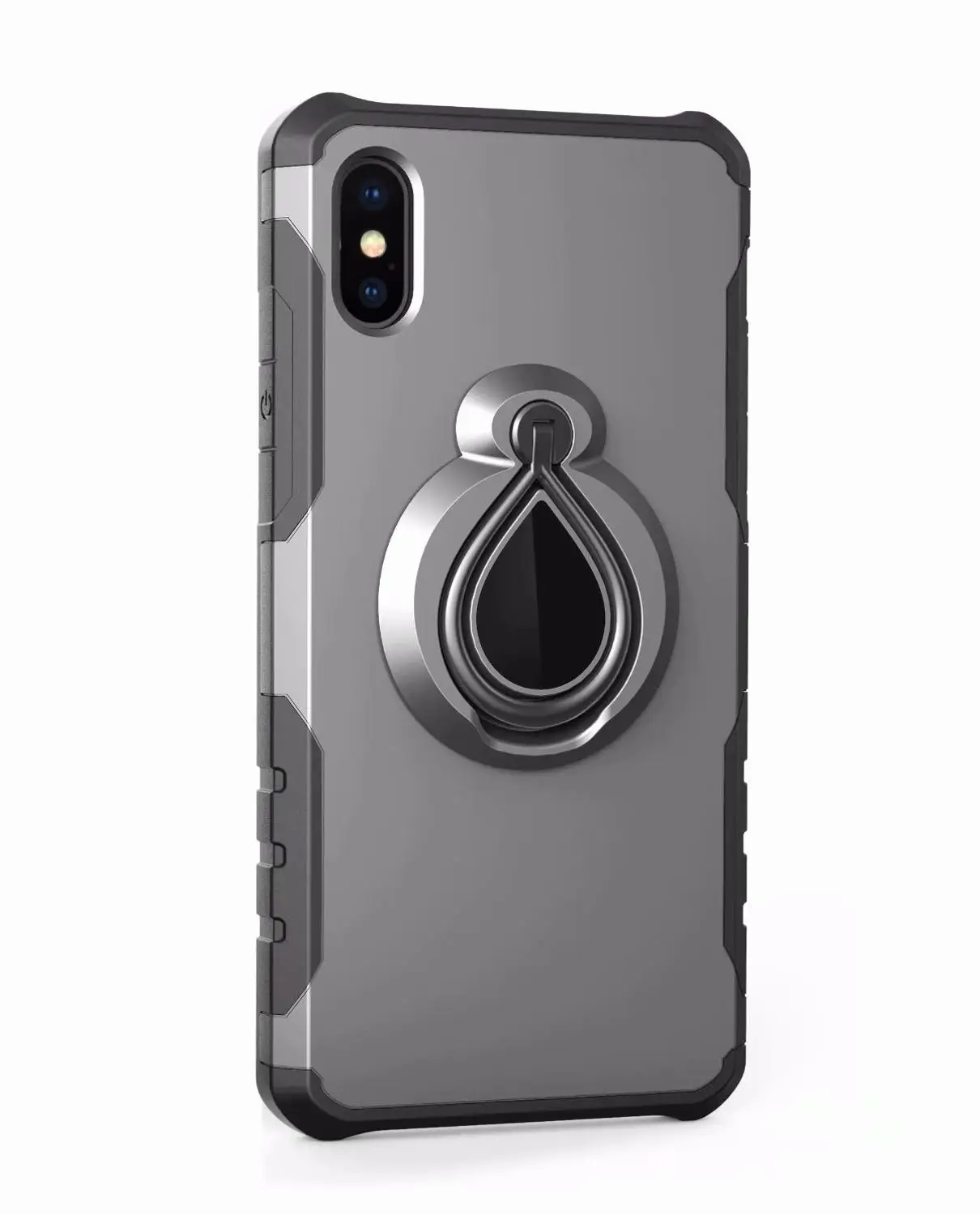 Чехол для iPhone X / XS с подставкой типа капли дождя противоударный мягкий чехол