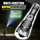 Многофункциональный светодиодный фонарик XHP90, зарядка, телескопический масштабируемый ручной светильник для уличного тактического фонарика, 3 варианта, 1 шт.