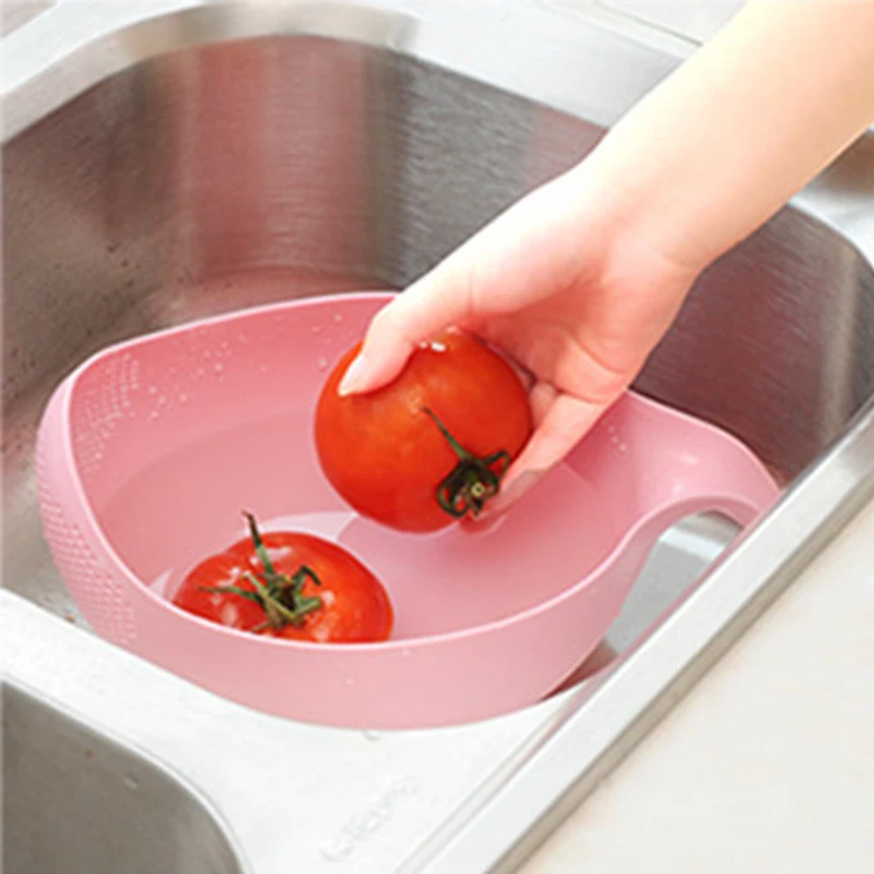 3 цвета кухонный водяной дуршлаг для приготовления пищи пластиковый слив риса