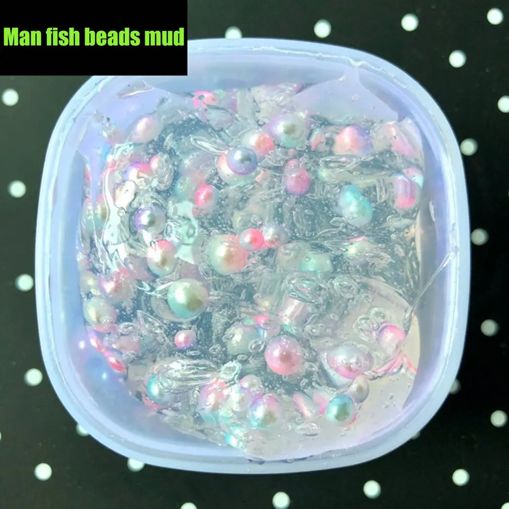 Candy Fruit slime пушистая клейкая масса антистрессовая детская игрушка Sludge DIY No Borax Fun ультра-легкая антипригарная ручная головоломка игрушка случайный Слим