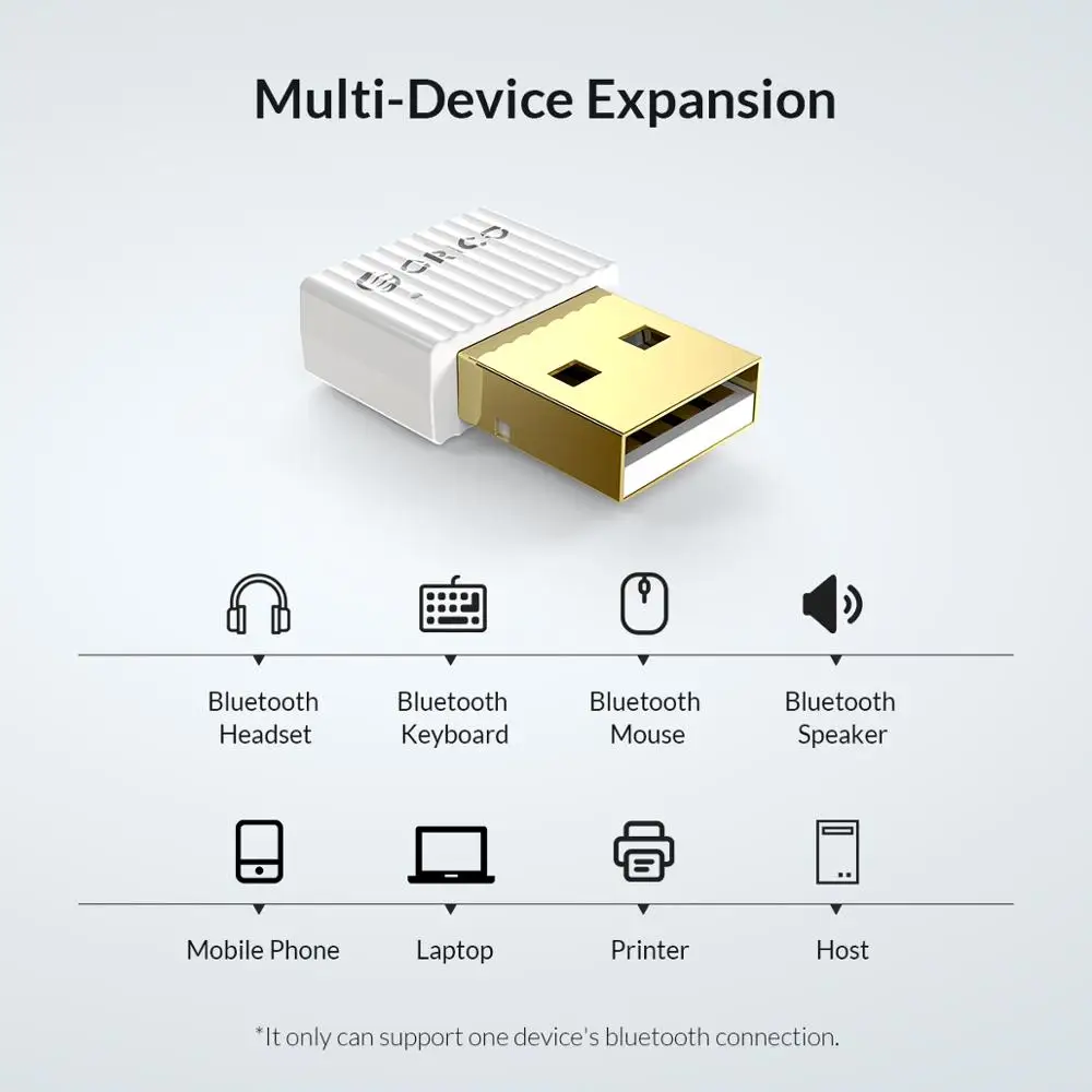 Беспроводной USB Bluetooth адаптер ORICO 5 0 4 для компьютерного динамика мыши музыкальный