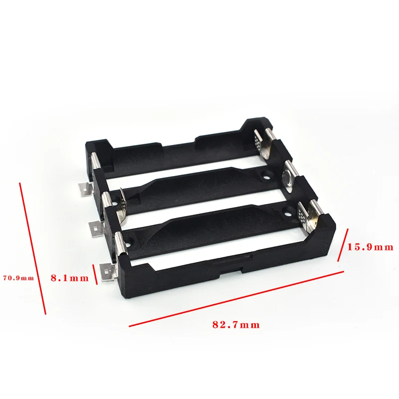 10 шт./лот 1x2x3x21700 SMT SMD перезаряжаемая батарея оболочка с контактами 1 2 3 слота 21700