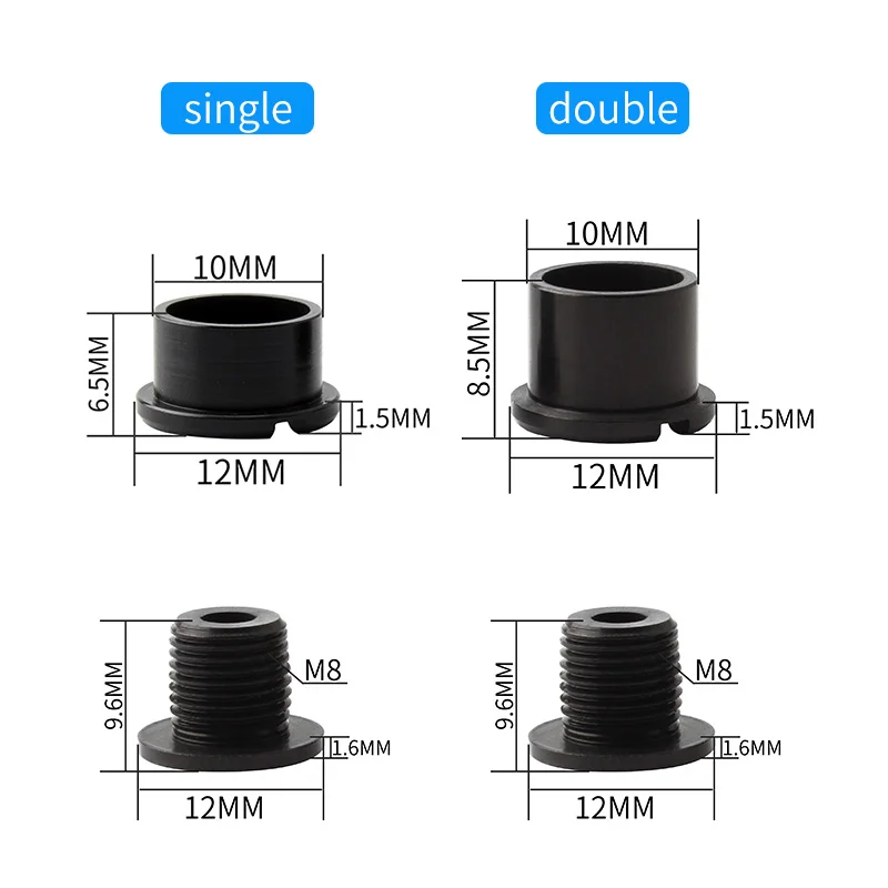 

5PCS MTB Road Bike Chainring Bolts Single/Double Disc Crankset Chain Wheel Screws Aluminum Alloy Bicycle Crankset Nail