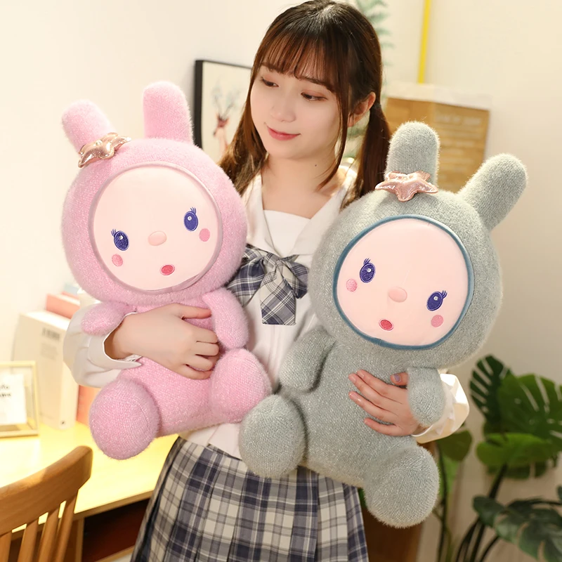 

1pcs 25/35/45/65cm Rabbit plush toys cute dolls children's super soft cute little doll pillow for girl's birthday