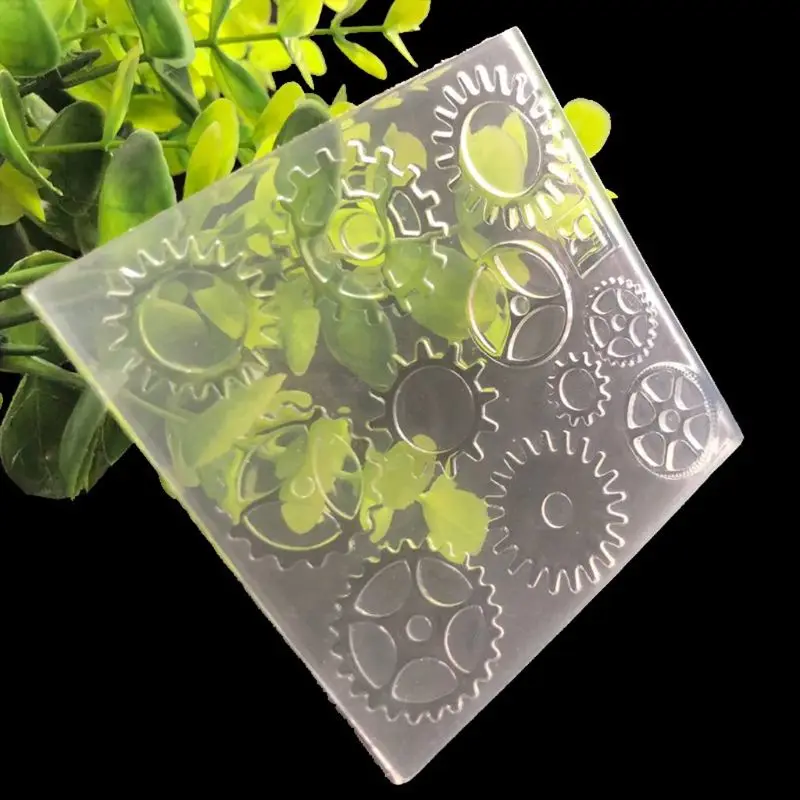 Ретро DIY зубчатое колесо формочка для силиконовой Подвески УФ-полимерная форма