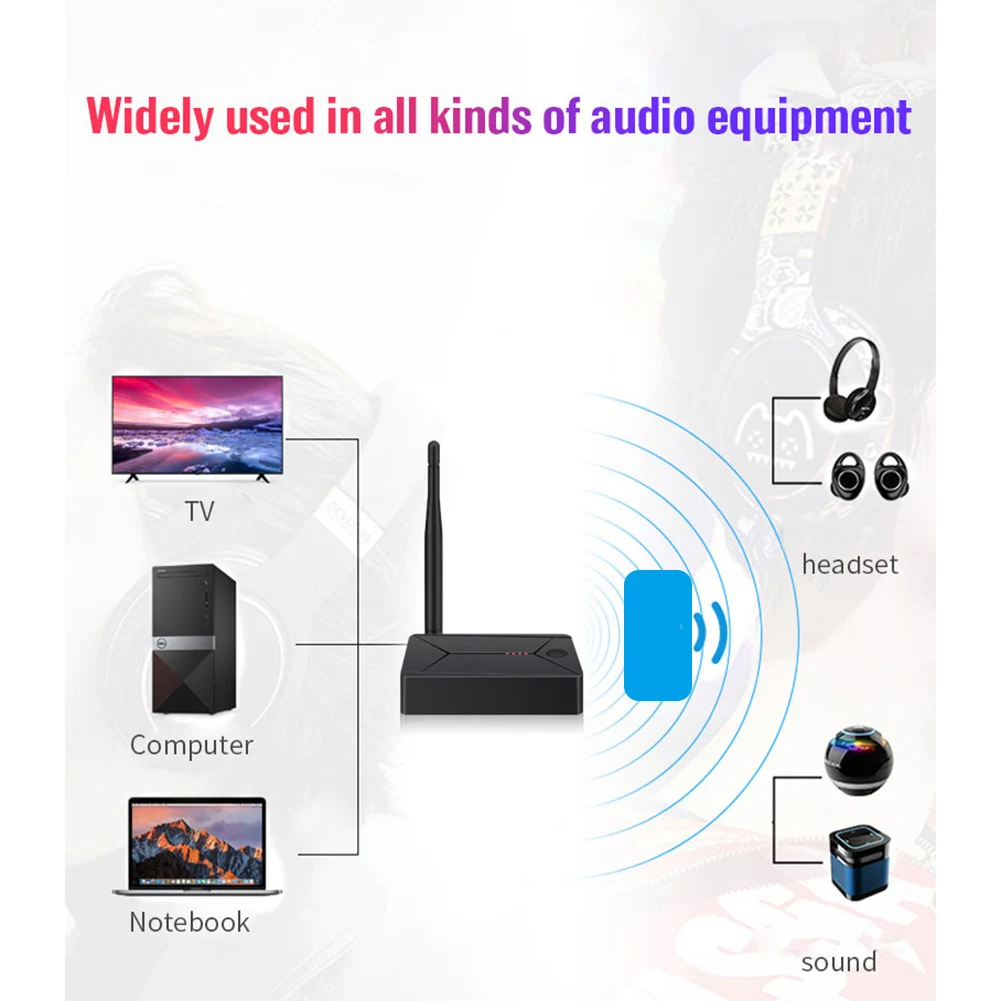 3 в 1 Bluetooth-совместимый передатчик 5 0 мм аудио TX13 оптическая Коаксиальная лампа