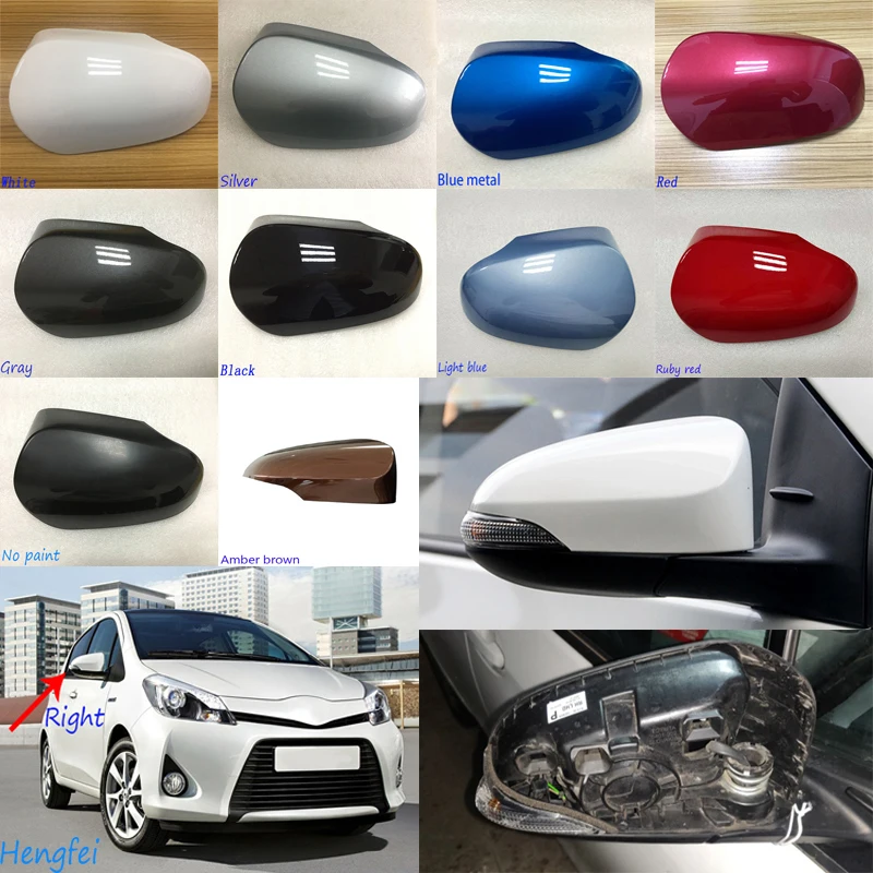 Оригинальные аксессуары для автомобиля Тойота ярис 2012 ~ 2019 Зеркало заднего вида