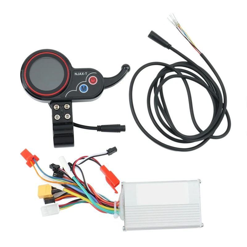 

NJAX-T Brushless Controller And LCD Acceleration Instrument For Electric Scooter 36V / 48V