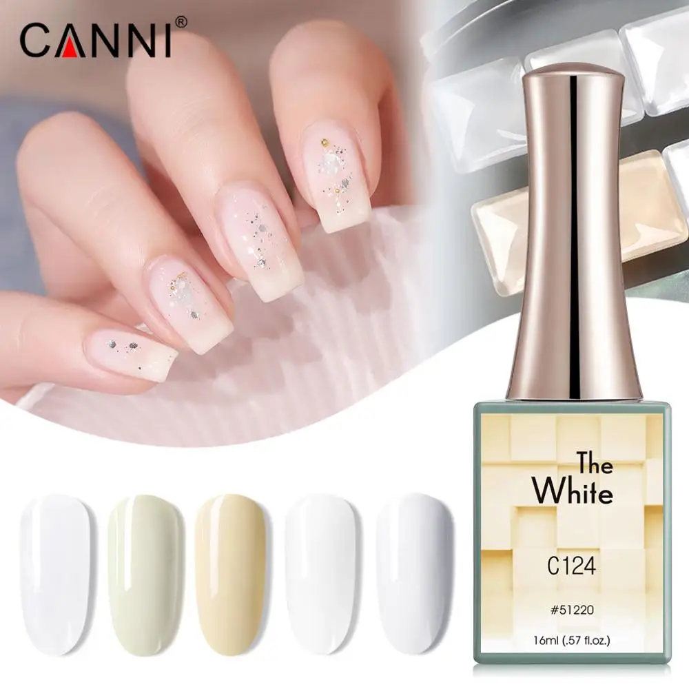 CANNI 2021 новая горячая распродажа 16 мл Mily белая серия УФ гель для ногтей