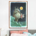 С изображением героя мультфильма Мой сосед Тоторо, гибли Хаяо миядзяки; Классический Аниме фильм высокое качество холст картины Высокое качество домашний декор o488
