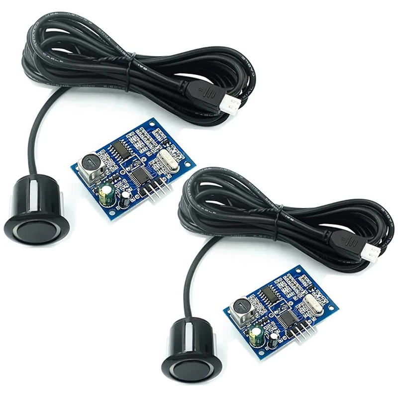 

2 Pcs JSN-SR04T Integrated Ultrasonic Module Distance Measuring Transducer Sensor Waterproof for Arduino Raspberry Pi