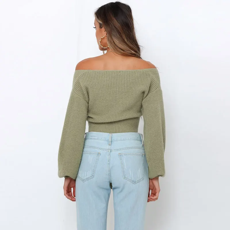 Женский трикотажный кардиган с открытыми плечами повседневный однотонный