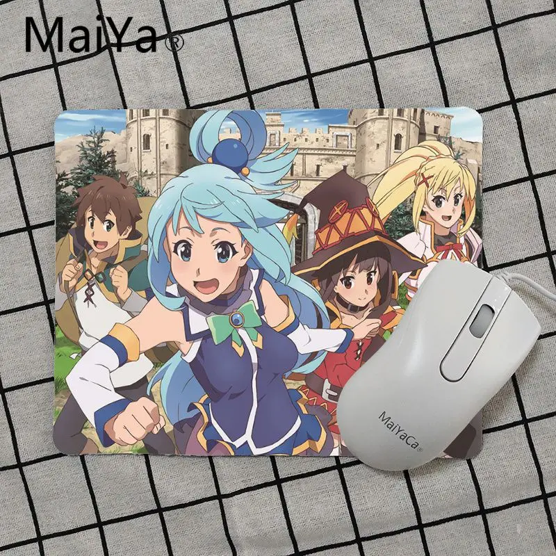 Maiya высокое качество Konosuba Megumin аниме уникальный настольный коврик игровой для