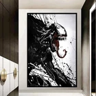 Скандинавская картина чудо-яд Человек-паук, Картина на холсте, Мстители, кино, настенный художественный плакат, печатная картина для гостиной, украшение для дома