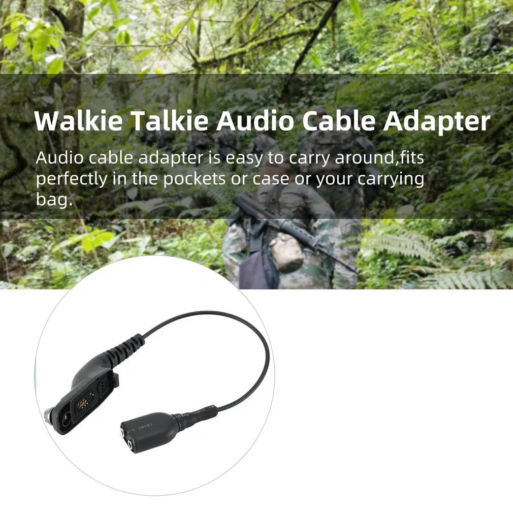 Talkie-walkie адаптер кабель к K 2 Pin для Baofeng UV5R 888s Motorola Xirp8268 APX6000 MTP850S гарнитура микрофон