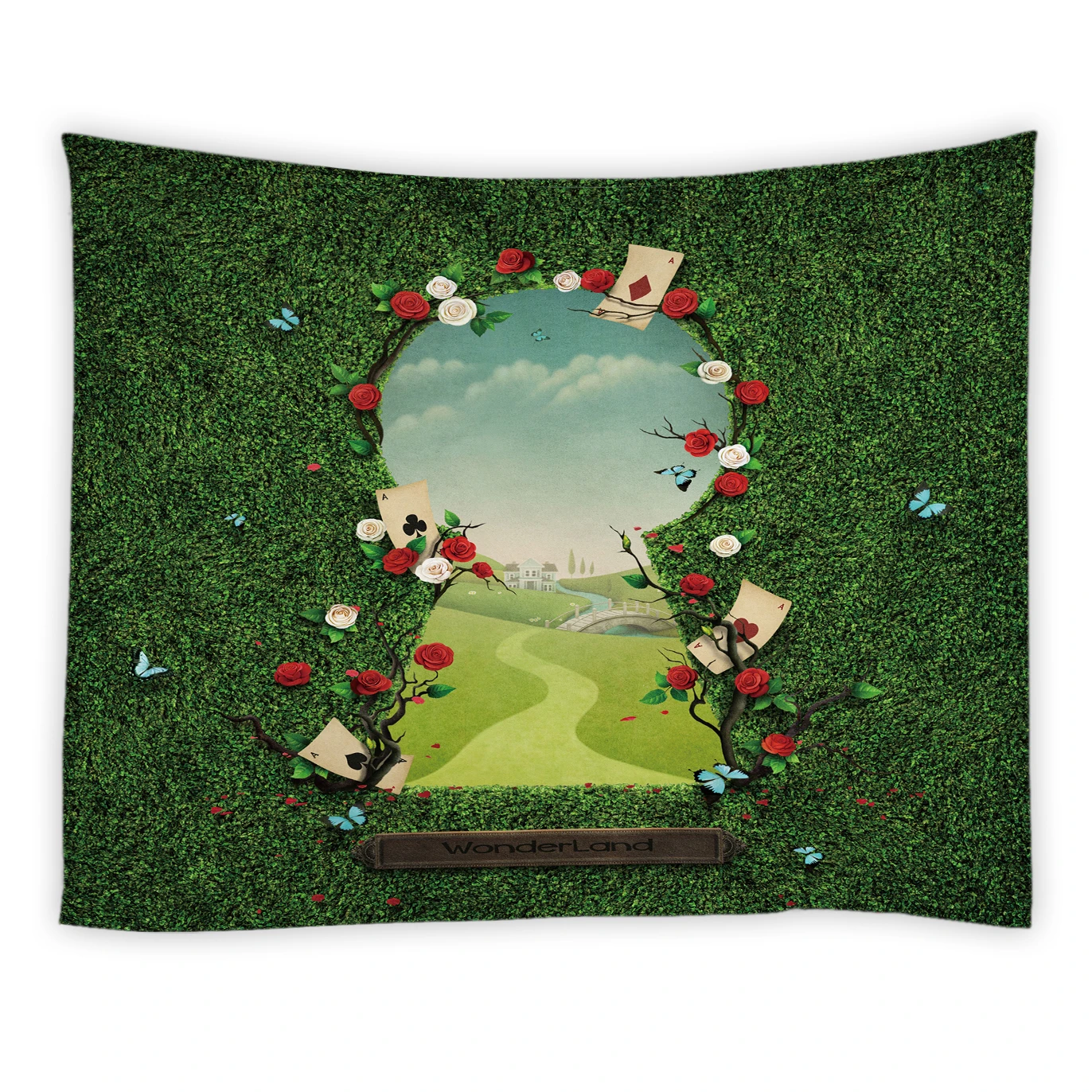 

Print Tapestry Wall Hanging Carpet Throw Yoga Beach Mat Blanket Large Sleeping pad wall art Tapestry Plant