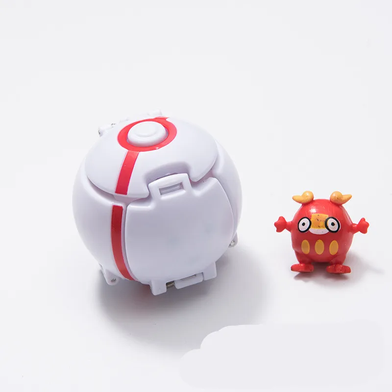 Аниме Покемон мяч Пикачу карманные монстры Косплей Pop-up Poke Ball Bulbasaur дети мультфильм Милая игрушечная бутафория Костюмы Аксессуары