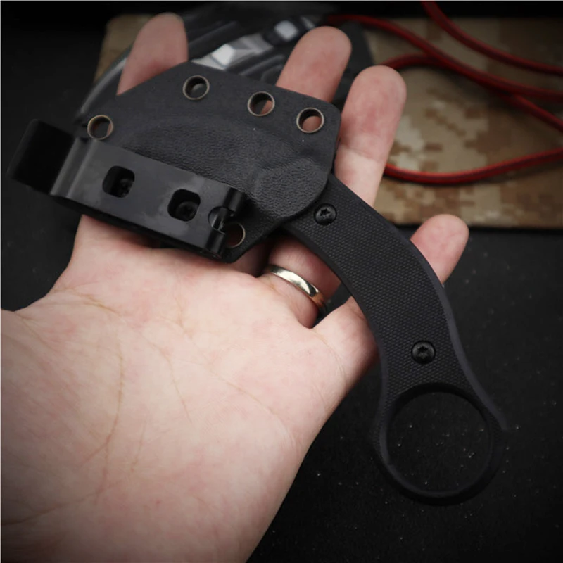 Новейший фиксированный нож 440C Лезвие 440C сталь Karambit Открытый Отдых Охота выживания карманный нож EDC ручные инструменты K набор