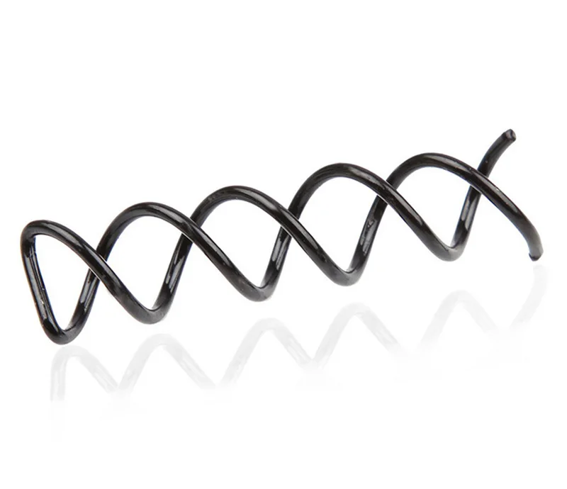 10 шт./лот новые черные шпильки с винтом заколка для волос аксессуары