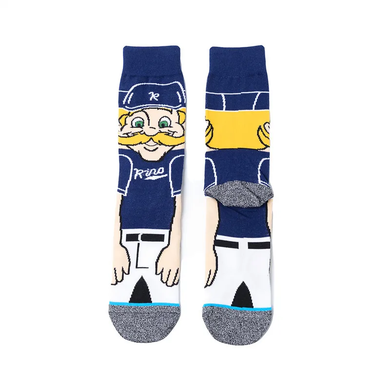 Новинка 2020 чудесные мужские носки в стиле Харадзюку забавные с мультяшным аниме