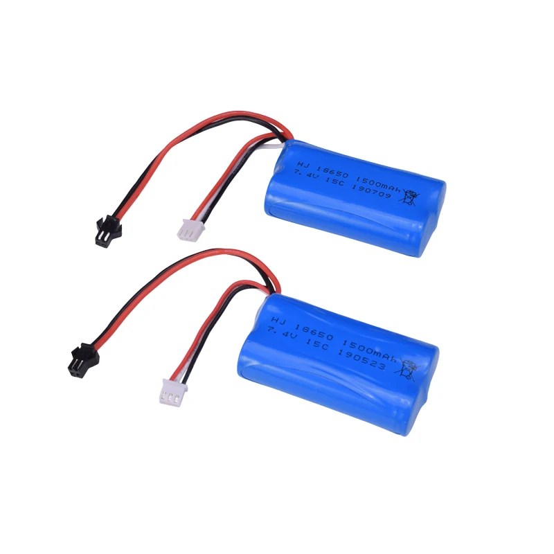 2x 74 в 1500 мач 15c 18650 литий ионная батар