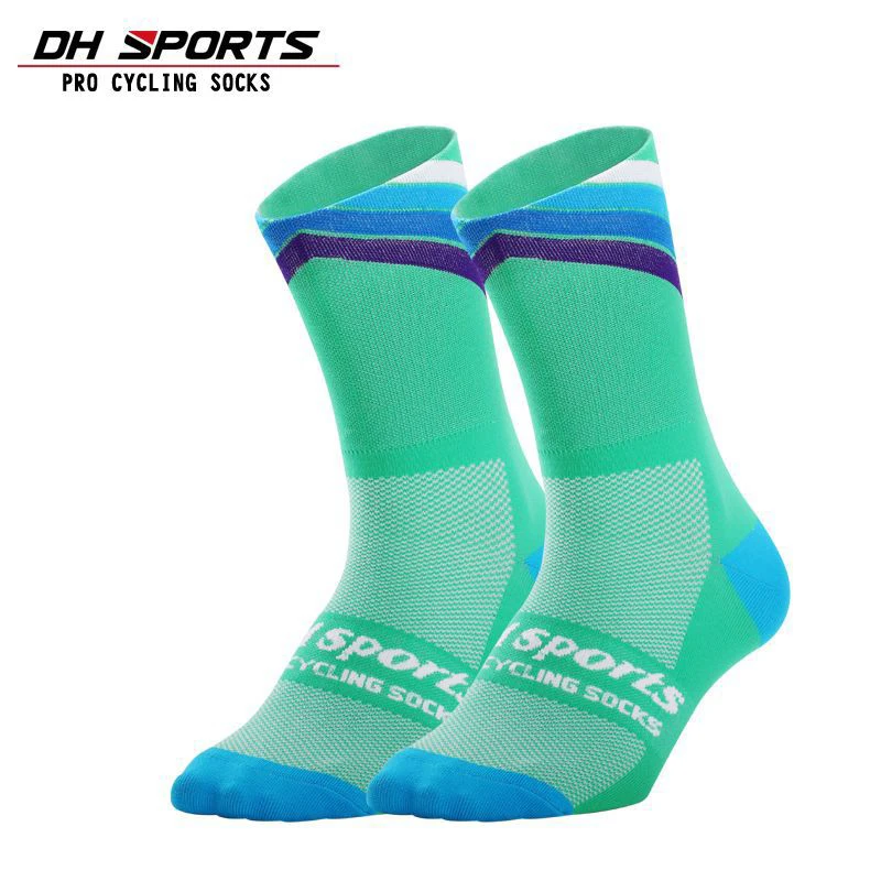 

Quality Stripe Cycling Sport Socks Breathable Professional Cycling Socks Sweat Absorption Antifriction Riding Sox QTW026