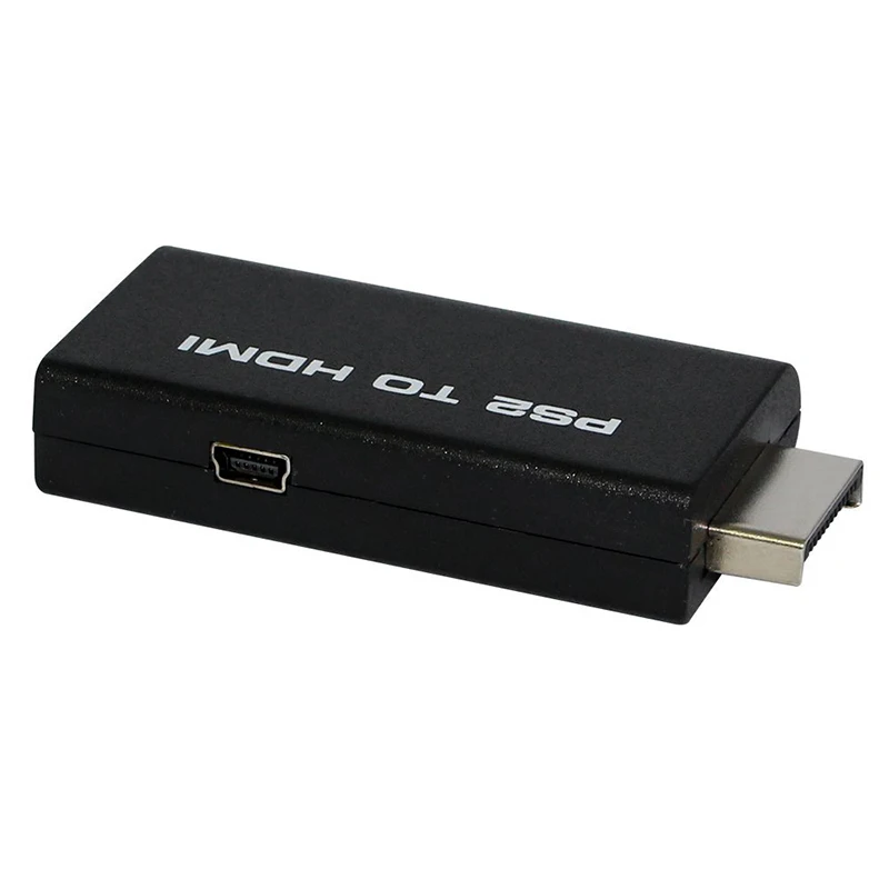 Для PS2-HDMI-совместимый адаптер преобразователя аудио и видео 480i/480p/576i с