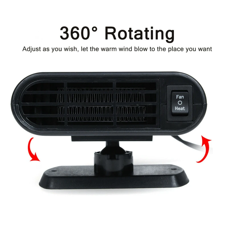 Универсальный автомобильный обогреватель 12 В портативный подогреватель окон