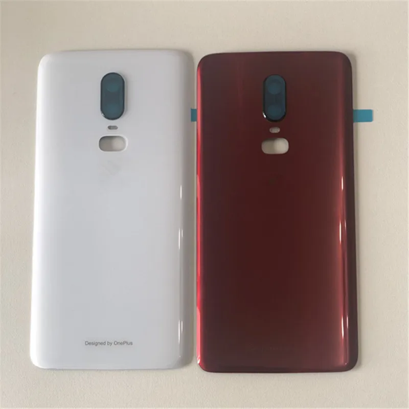 M& Sen для 6,2" Oneplus 6, задняя крышка, чехол, корпус+ рамка для камеры+ стеклянная вспышка для объектива с наклейкой на аккумулятор для Oneplus 6