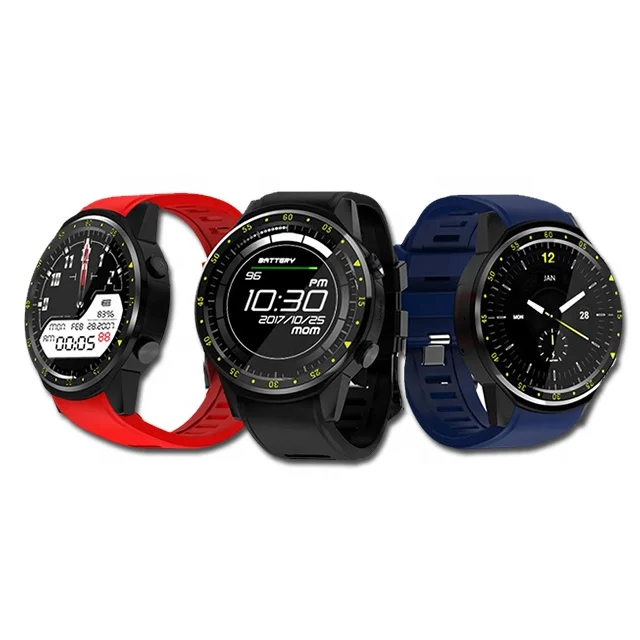 With Heart Rate Monitor Camera SIM Card Round GPS Smartwatch Sport F1 Smart Watch | Электроника