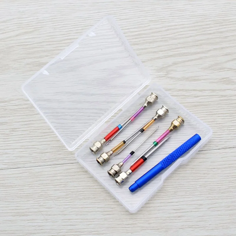 

Metal Embroidery Stitching Punch Needle Handmade Needlepoint Kits Sewing Tool Set with Tube for Embroidery DIY Tools