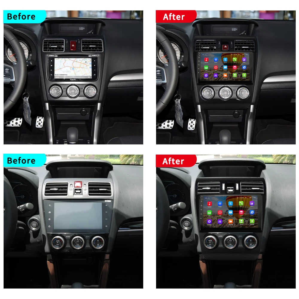 EKIY 9 ''2.5D автомобильный мультимедийный плеер аудио Android Нет 2 Din Авто Радио для Subaru Forester XV WRX 2012- gps навигация 3g/4G